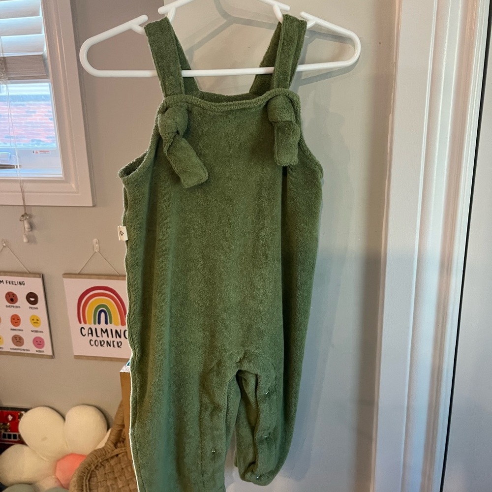 Coco village terry cloth overalls